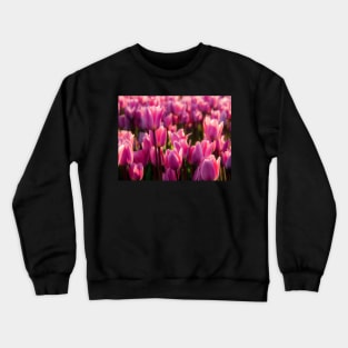 Pink Tulips Crewneck Sweatshirt